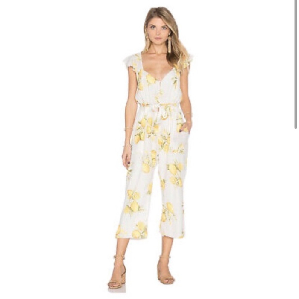 For Love and Lemons citrus jumpsuit romper